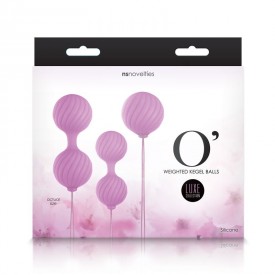 Набор розовых вагинальных шариков Luxe O' Weighted Kegel Balls